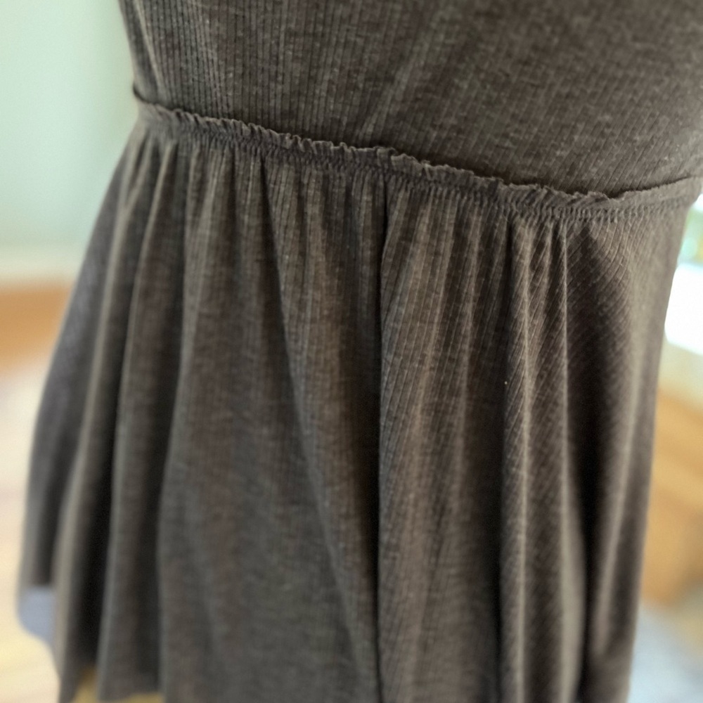Anthropologie Deletta ribbed top with stunning beaded detail at waist small - Picture 9 of 9